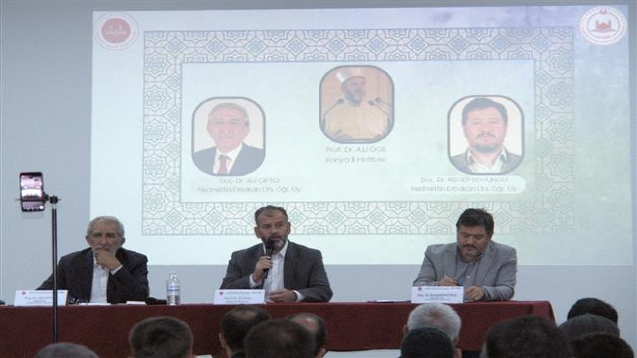 Konya'da “Peygamberimiz, Cami ve Namaz” konulu panel yapıldı!
