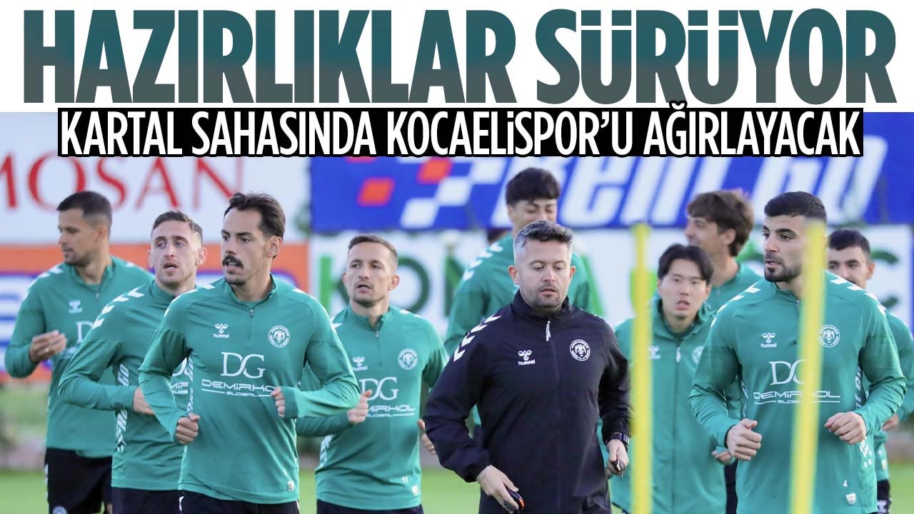 Konyaspor'da Kocaelispor hazırlıkları devam ediyor