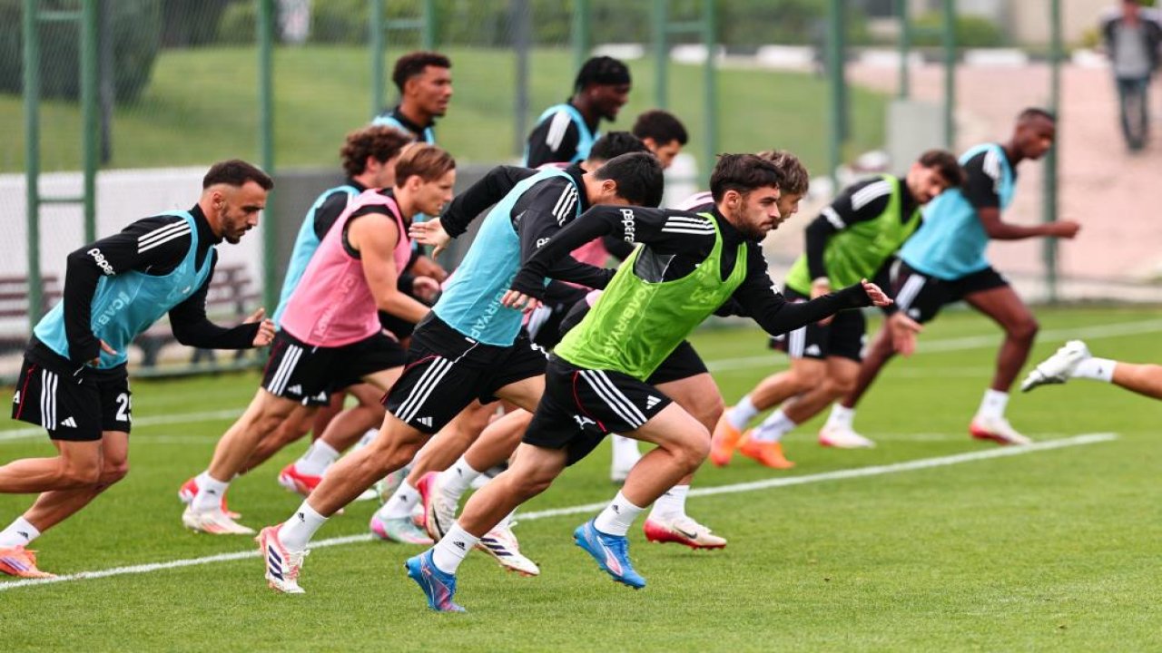 Beşiktaş milli arada taktik çalıştı