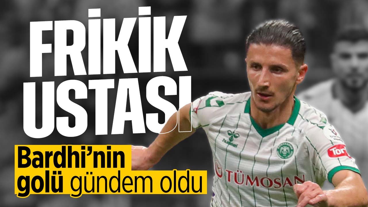 Konyasporlu Bardhi'nin milli takımda attığı firikik golü gündem oldu