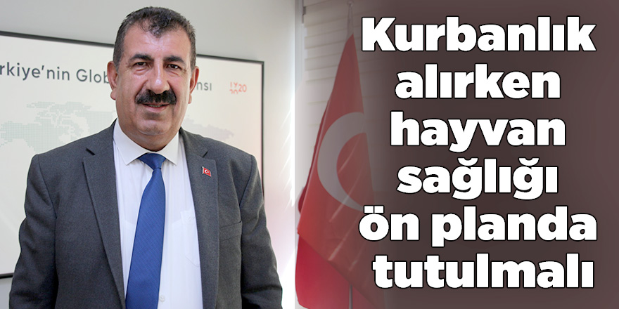 Kurbanlık alırken hayvan sağlığı ön planda tutulmalı