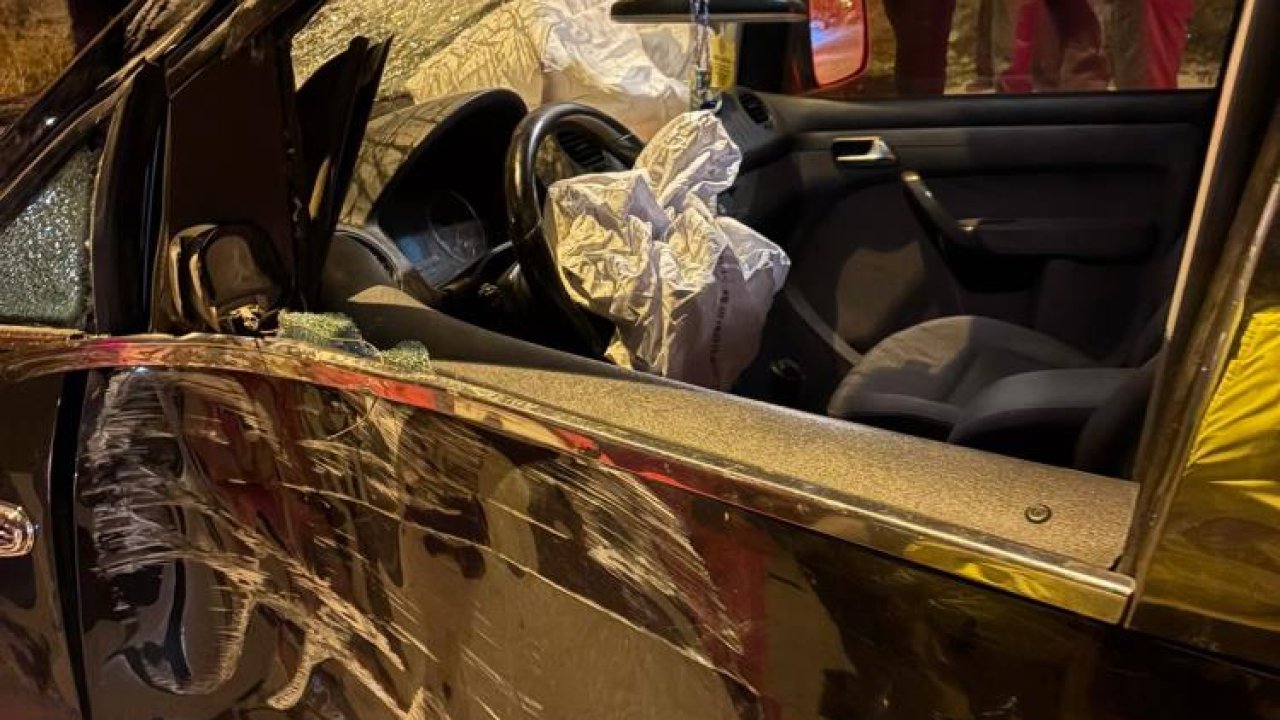 Karapınar'da kaza yaparak savrulan motosiklet yayalara çarptı! 5 kişi yaralandı