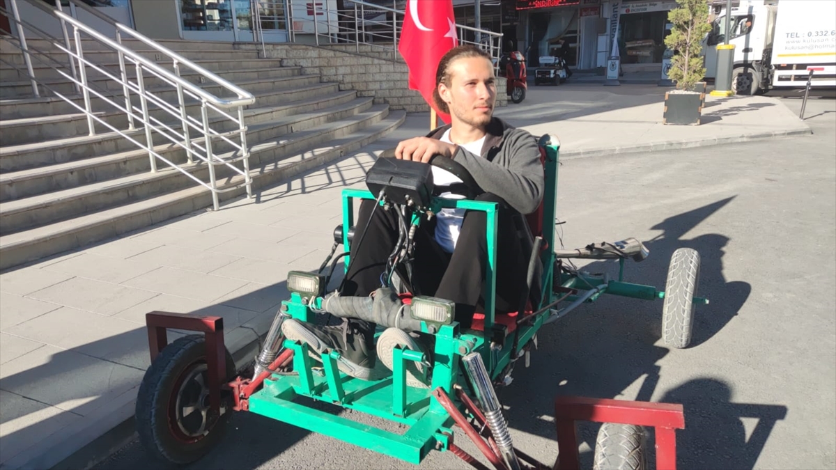 Kululu girişimci go-kart aracı yaptı