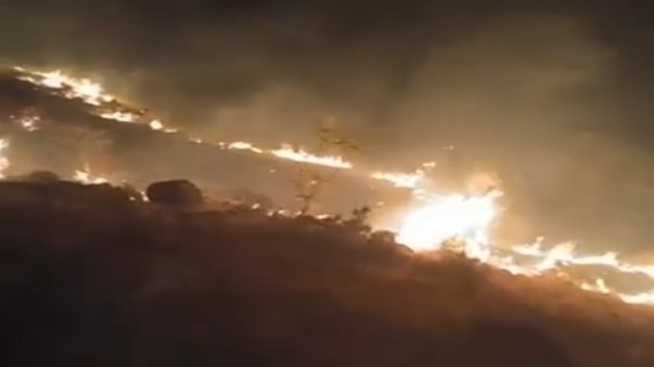 Konya'da korkutan mera yangını!