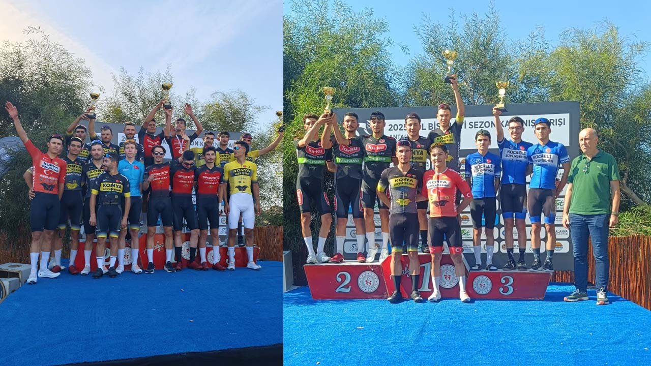 Konya Büyükşehirli bisikletçilerden 7 madalya