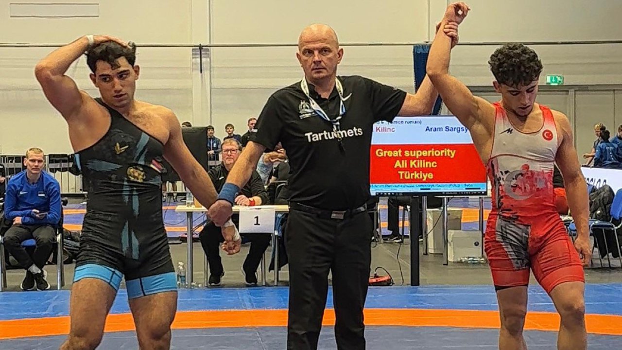 Konyalı sporcu Ali Kılınç’tan Estonya’da gümüş madalya gururu!