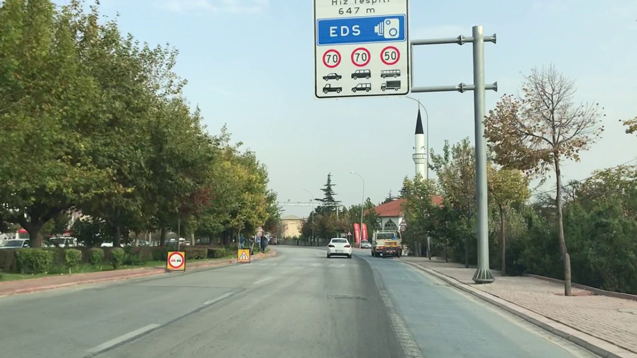 Konya’da yeni EDS sistemleri devrede: Ortalama hız ihlali yapanlara ceza yağacak!