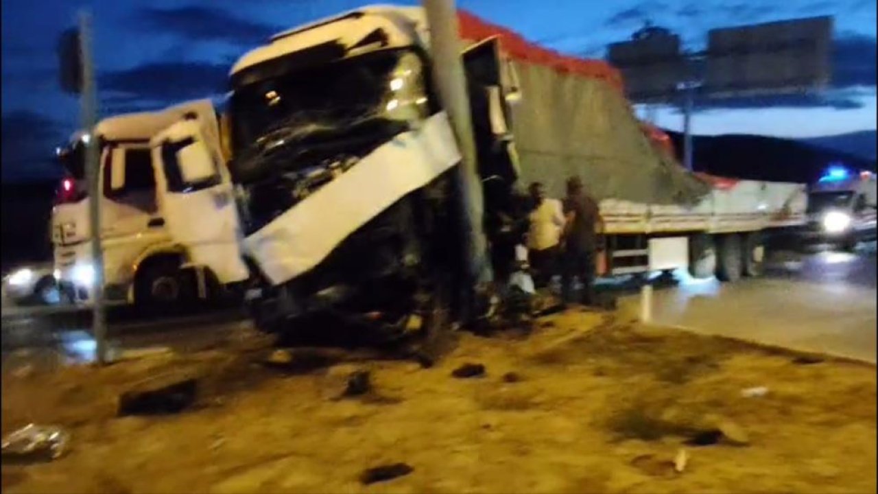 Konya'da kaza! Tır ile hafif ticari çarpıştı: 2 yaralı
