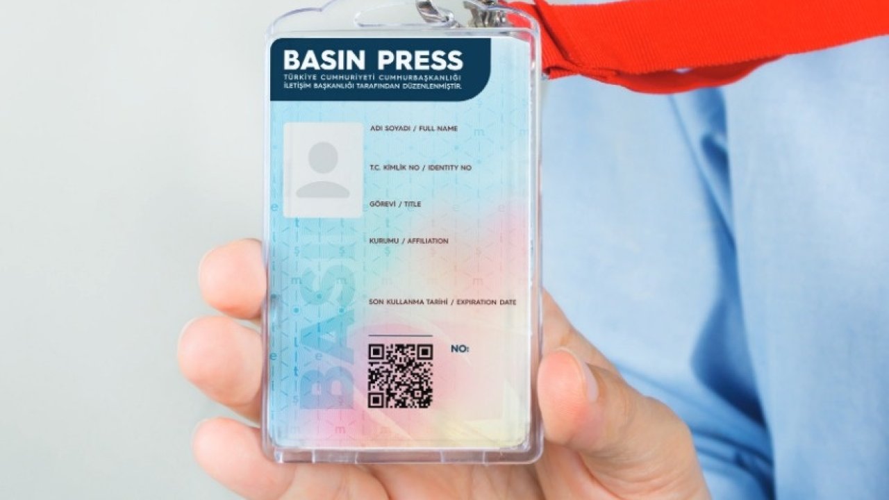 “Basın Kartı” gazetecinin resmi kimlik belgesidir!