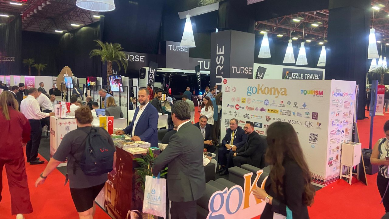Konya Büyükşehir, Antalya Turizm Fuarı'nda Çatalhöyük temasıyla ilgi gördü