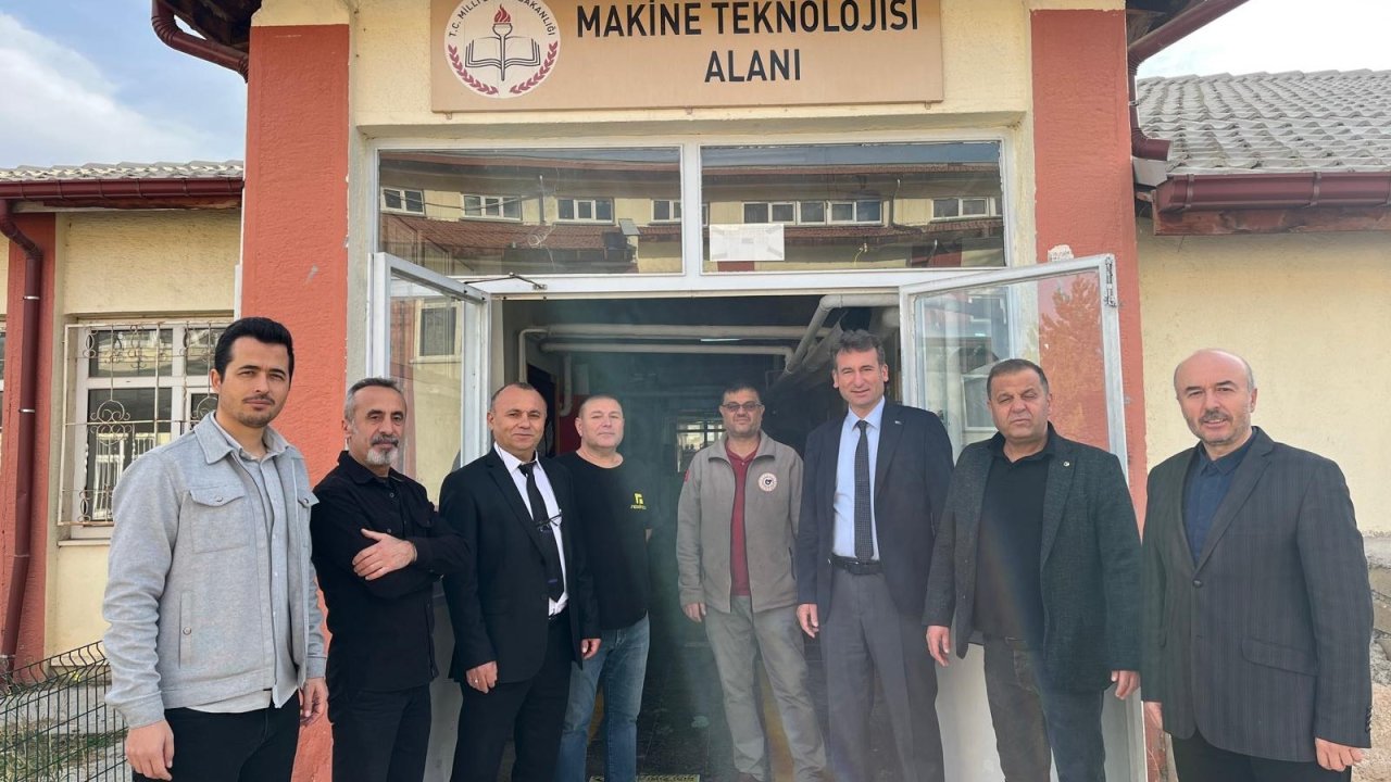 Beyşehir’de sanayiye ara eleman yetiştiren liseye yeni atölye ve laboratuvar yapıldı