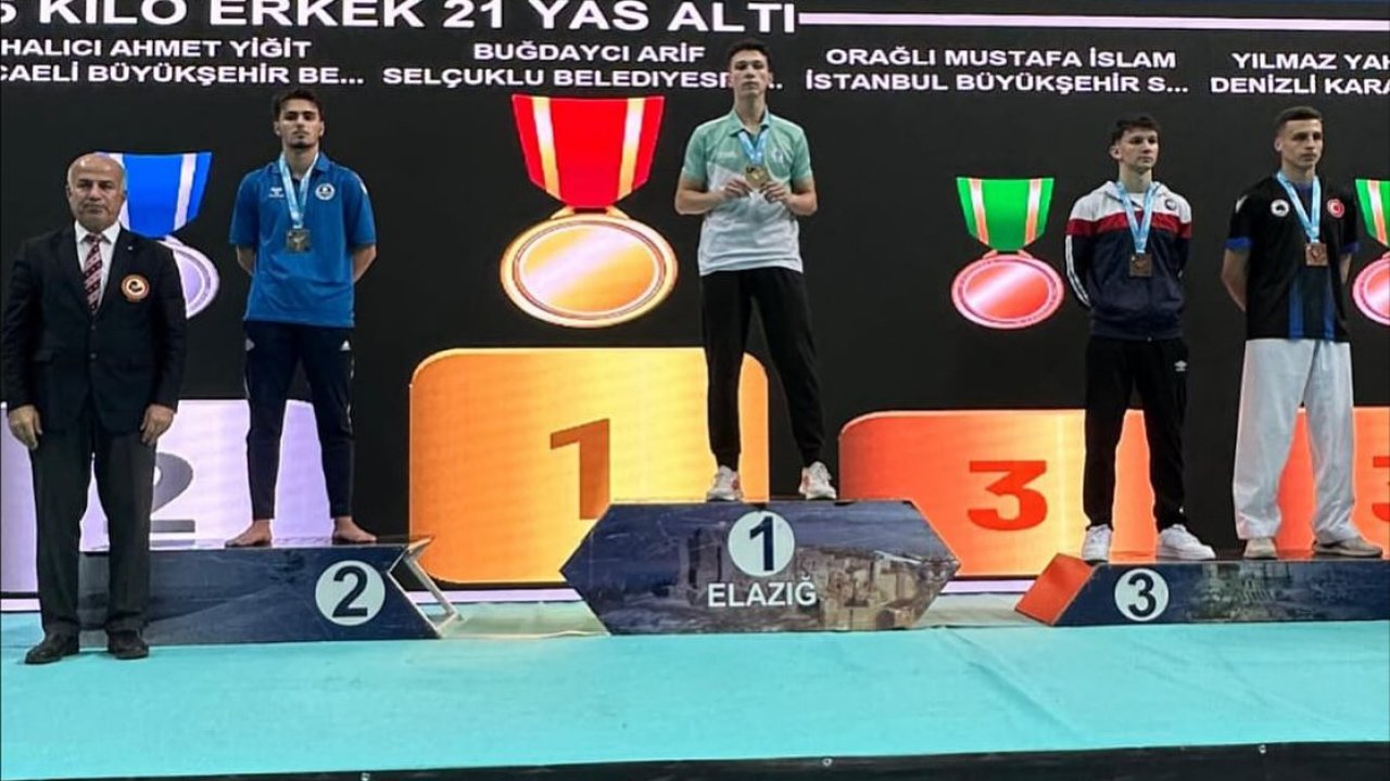 Konya’nın gururu Arif Buğdaycı’dan büyük zafer! Türkiye şampiyonu oldu, Balkanlar’a gidiyor!