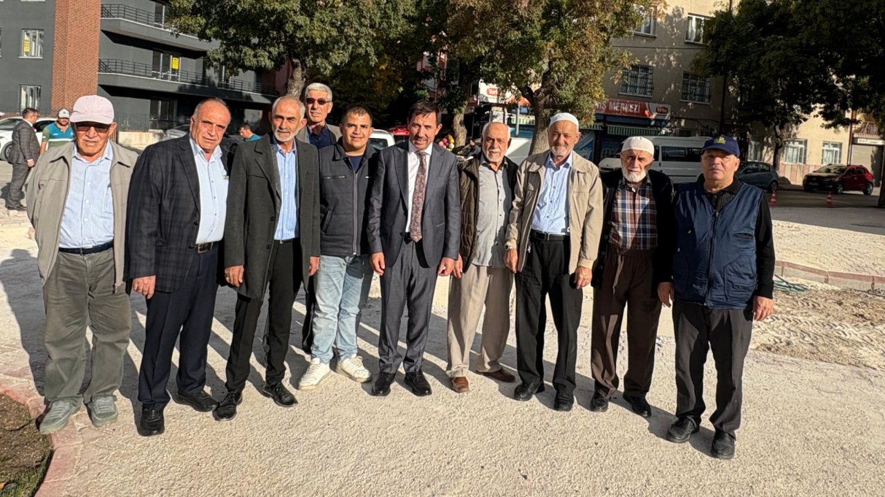 Başkan Kılca sahada! Kalenderhane Mahallesinde GES Modelli Pazar Market çevre düzenlemesini gezdi, vatandaşla buluştu