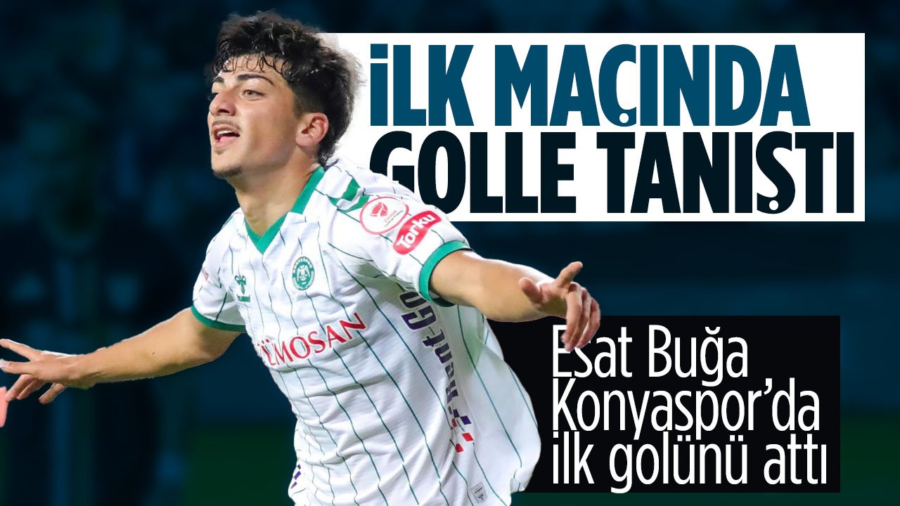Konyaspor'un genç ismi maça damga vurdu: İlk maçında golle tanıştı