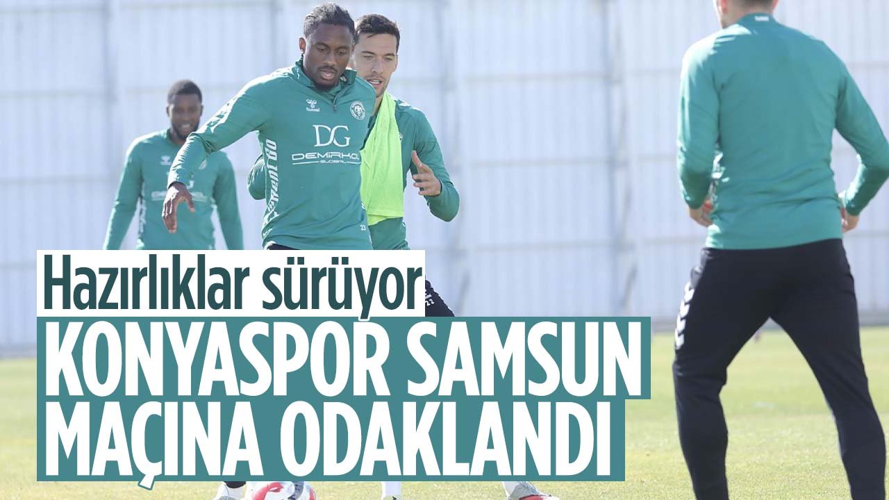 Kupada turlayan Konyaspor, Samsunspor maçına odaklandı