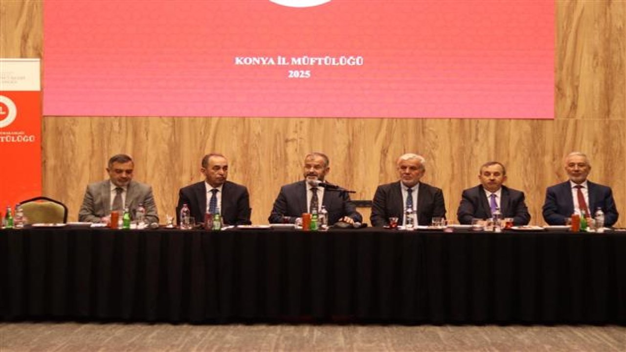 İlçe Müftüleri toplantısı Karatay’da yapıldı!