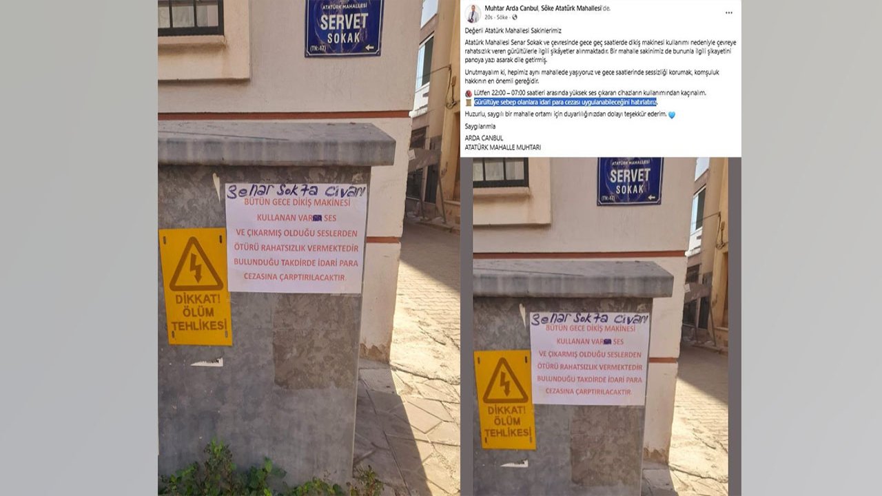 Mahalleliyi bıktırdı! Afişle uyarıldı!