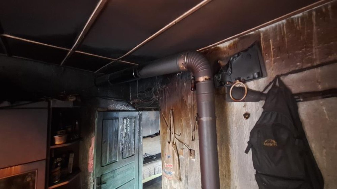 Seydişehir'de müstakil evde yangın