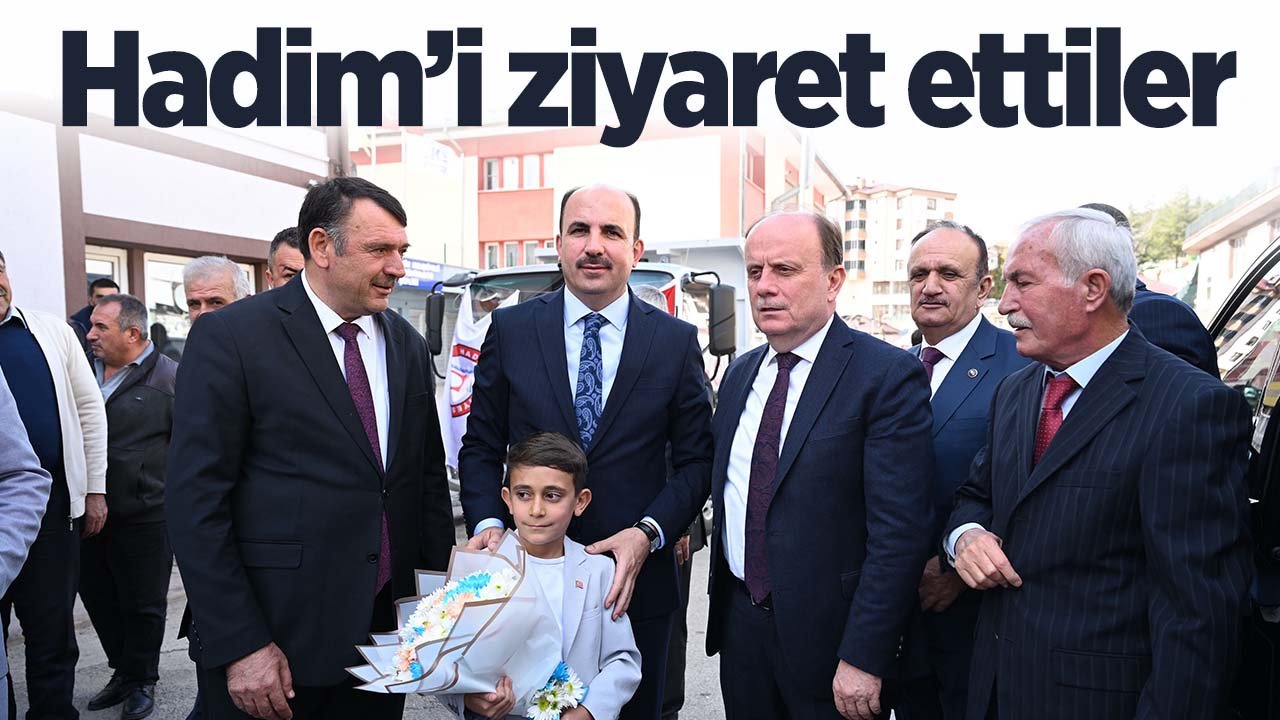 Başkan Altay'dan Hadim ziyareti