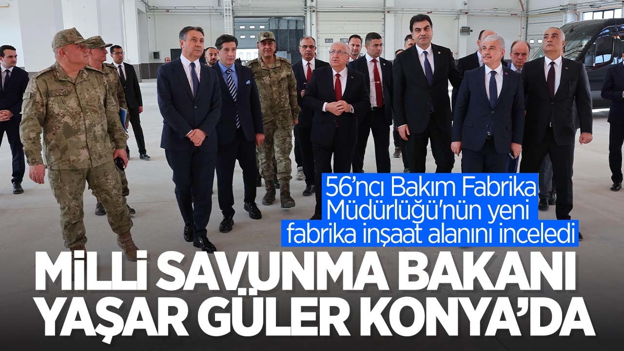 Milli Savunma Bakanı Yaşar Güler Konya'da