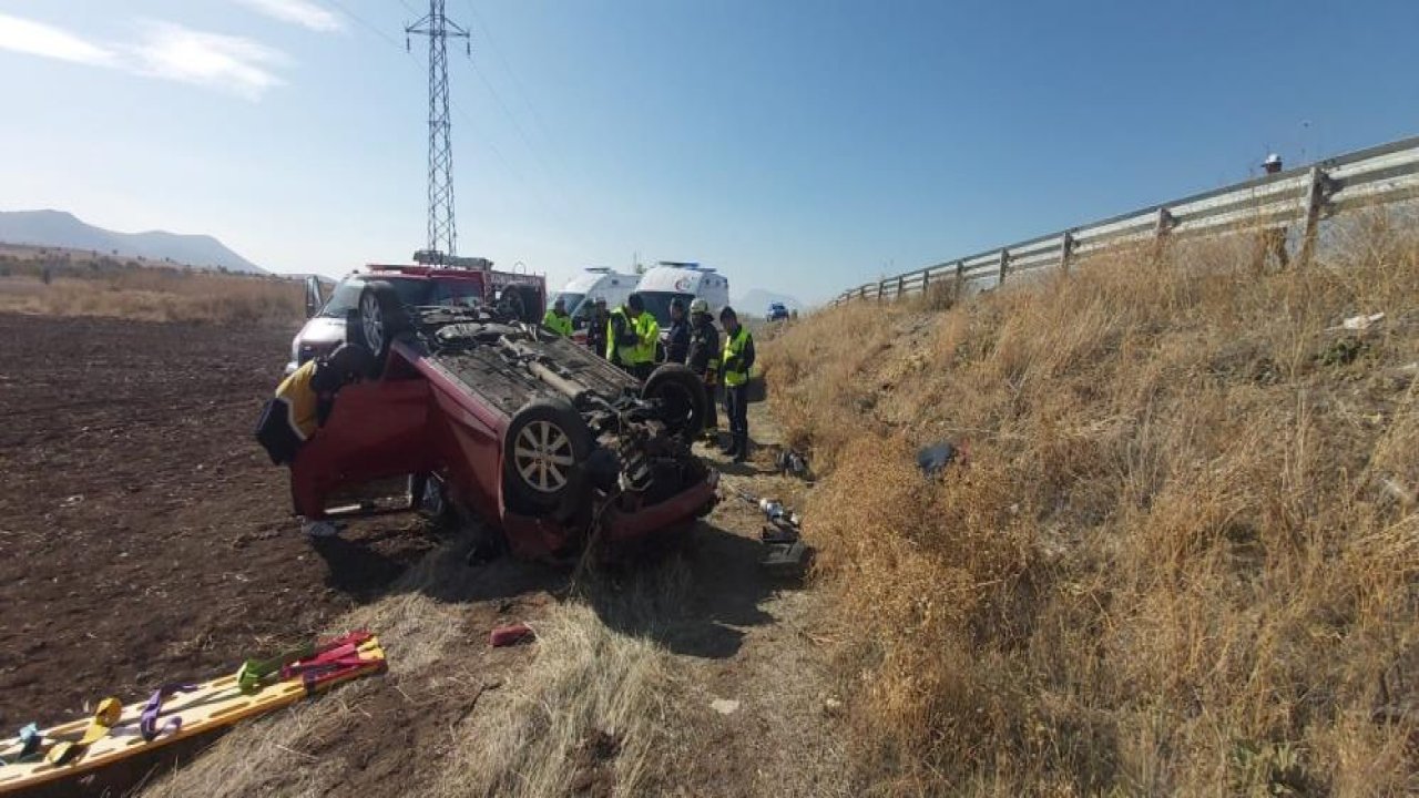 Seydişehir'de otomobil şarampole yuvarlandı! 1 kişi öldü, 2 kişi yaralandı