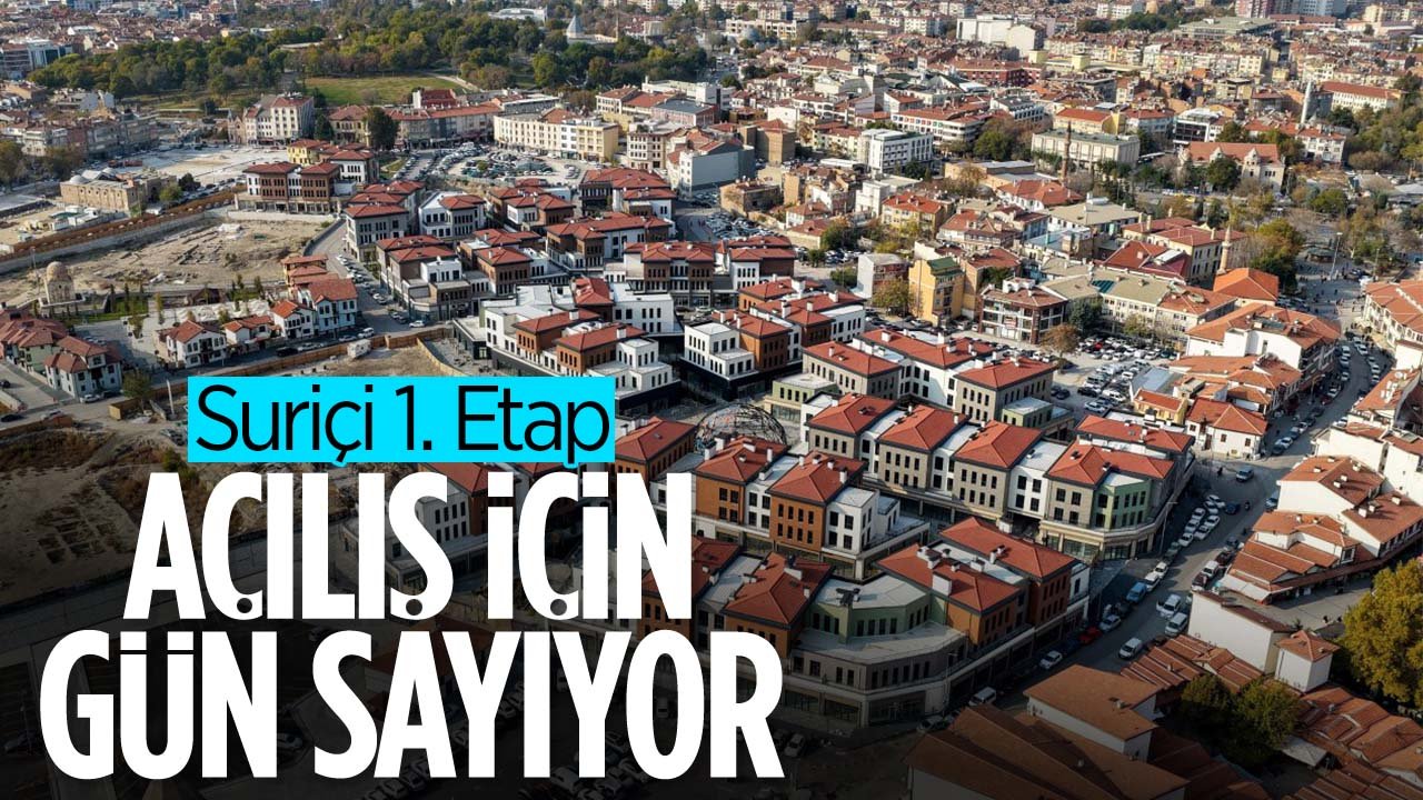Suriçi Çarşısı 1. Etap'ın açılışı gün sayıyor: Bakanın katılımıyla açılacak