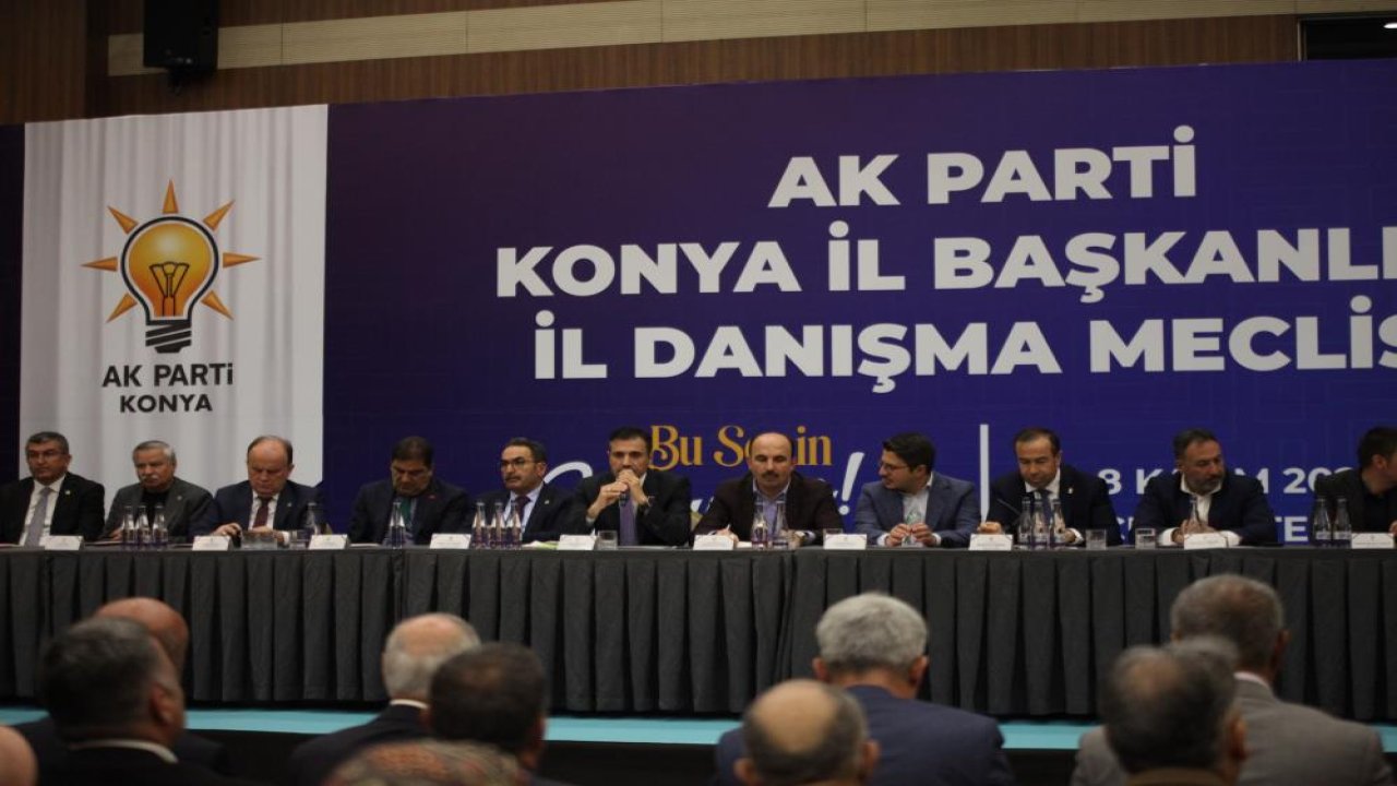AK Parti Konya İl Başkanlığı 31 ilçede seferberlik başlatıyor!