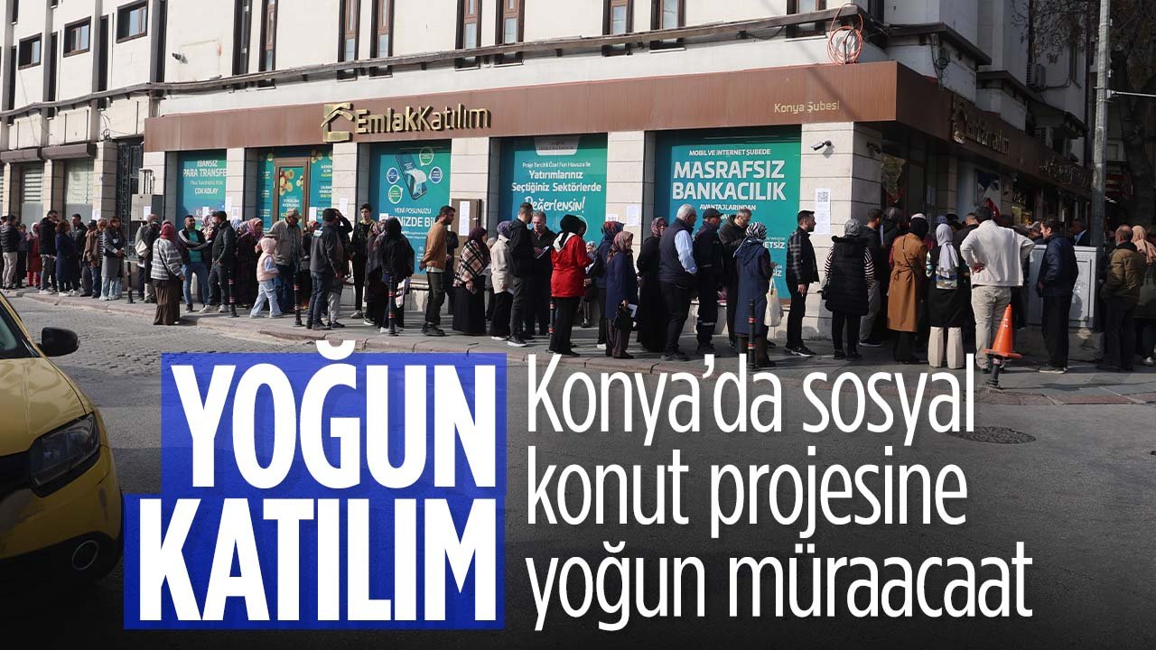 Konya'da 'Yüzyılın Konut Projesi'ne yoğun başvuru