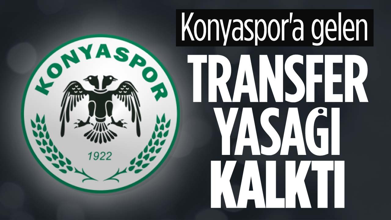 3 dönemlik ceza gelmişti: Konyaspor'da transfer yasağı kalktı
