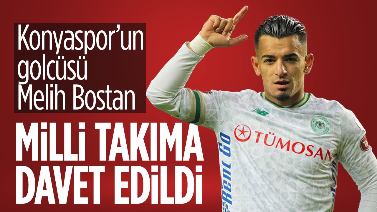 Konyaspor'un genç golcüsü Melih Bostan, Milli Takıma davet edildi