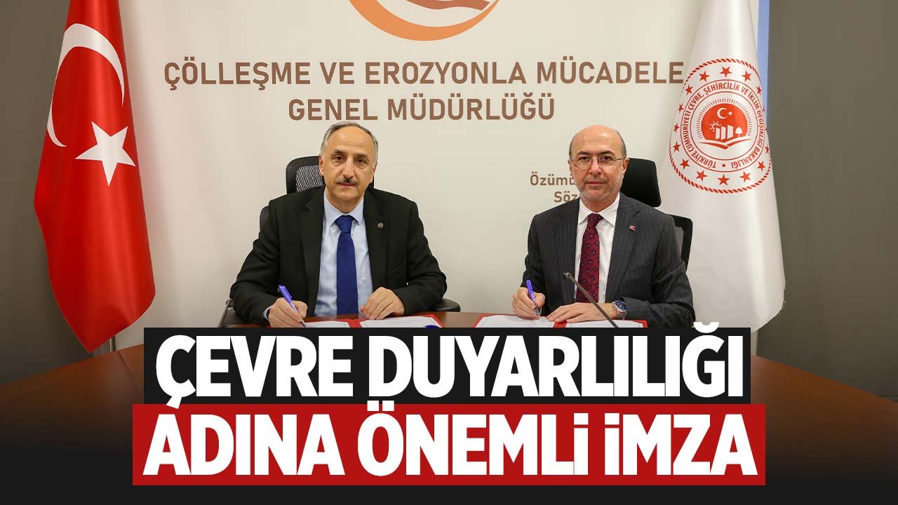 Selçuklu'da iklim değişikliğine karşı doğal bir kalkan oluşturulacak