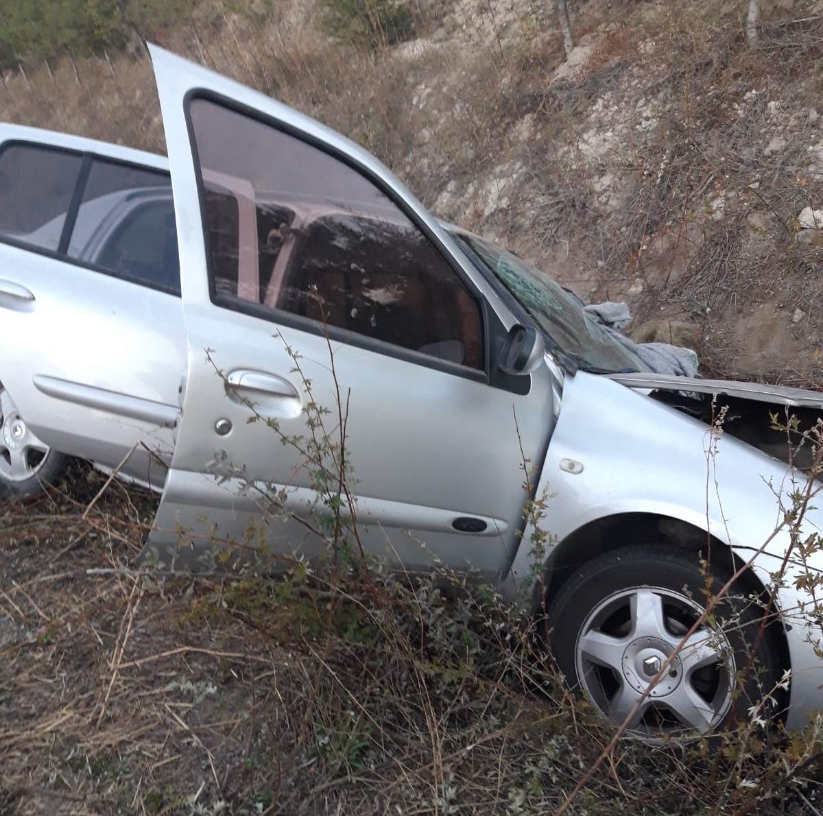 Konya'da trafik kazasında 2 kişi yaralandı