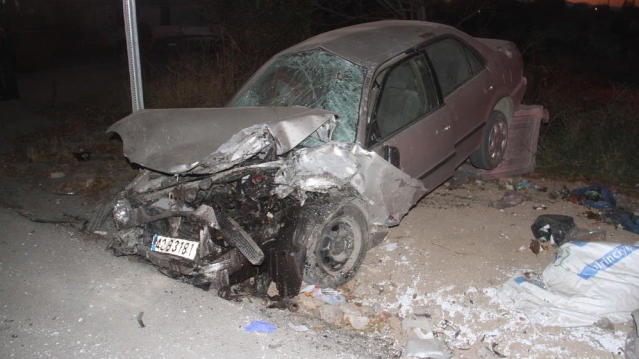 Konya’da trafik kazası: 2 yaralı