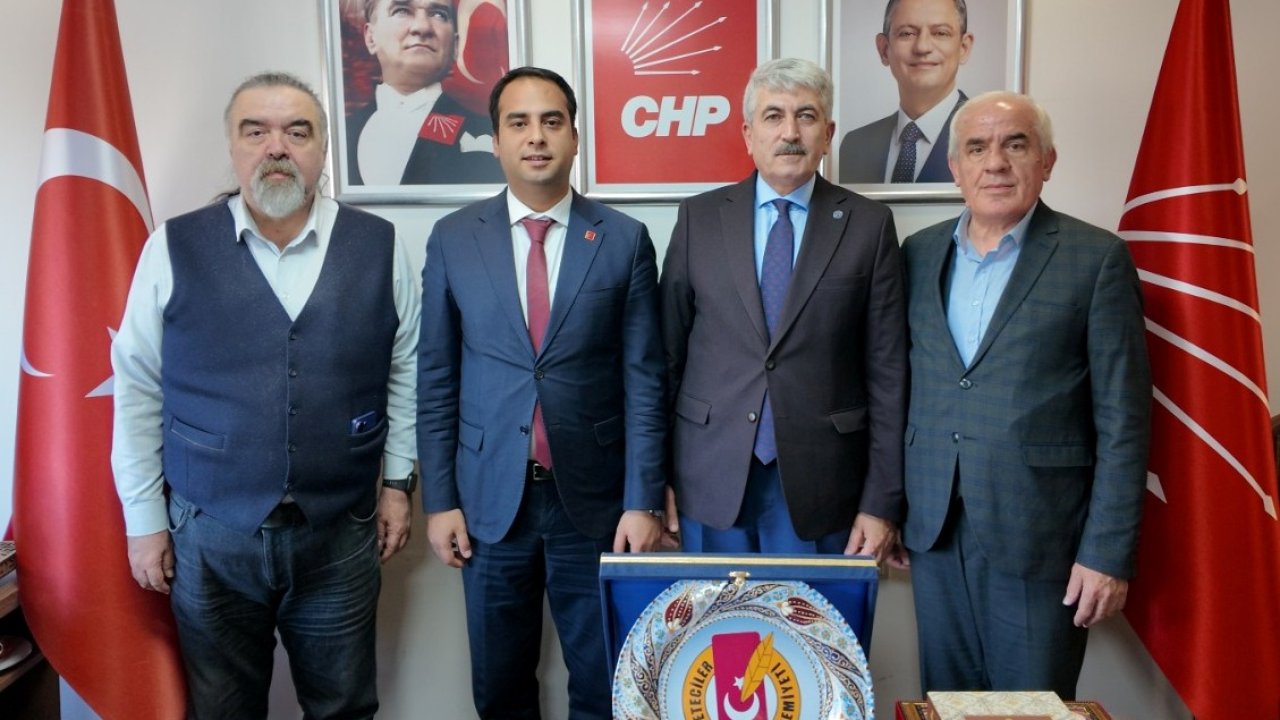 KGC’ den, CHP Konya il Başkanı Türktaş’a hayırlı olsun ziyareti!