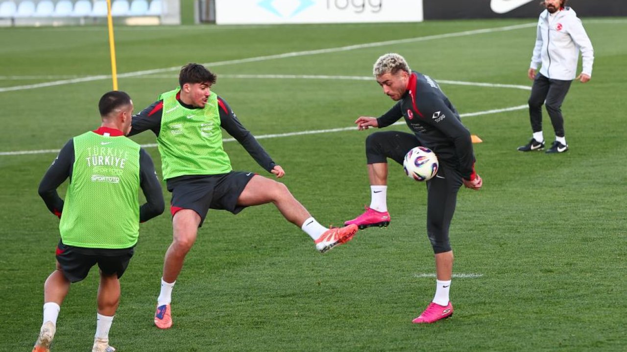 A Milli Futbol Takımı, İspanya maçı hazırlıklarına başladı!