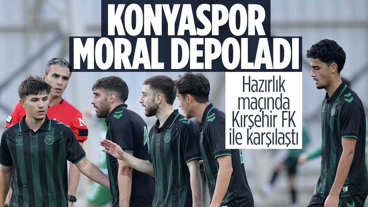 Konyaspor hazırlık maçında moral depoladı