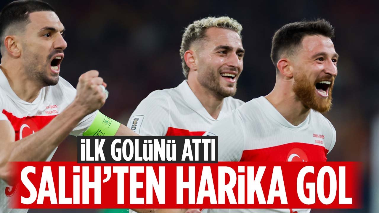 Milli takımda ilk golünü attı: Salih Özcan'dan harika gol