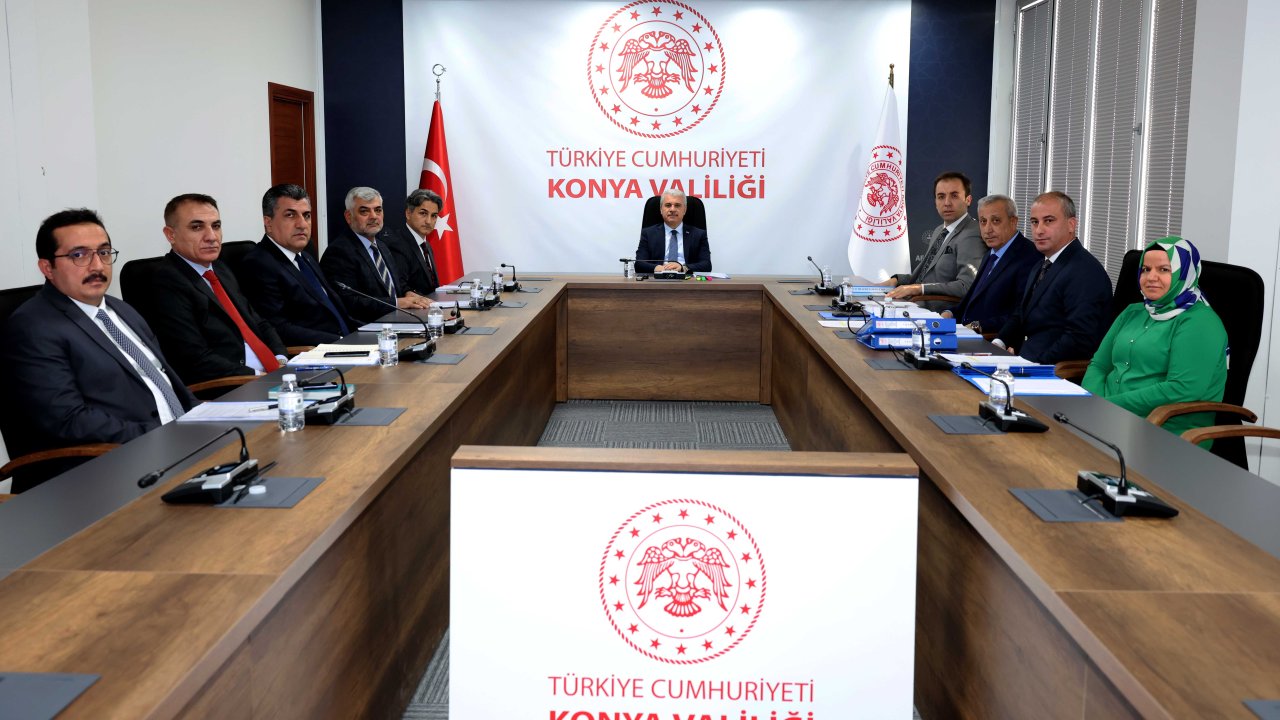 Konya’daki göletlerle ilgili değerlendirme toplantısı gerçekleştirildi!