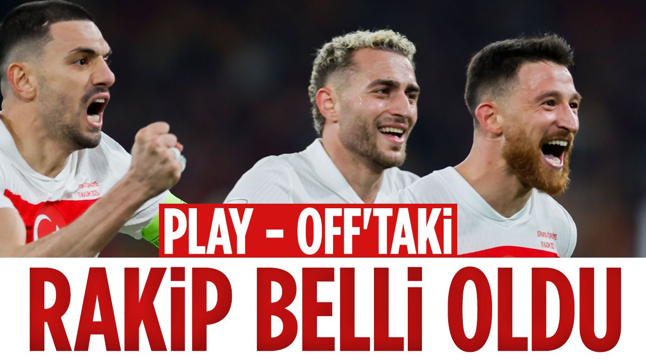 A Milli Takım'ın play-off'taki rakibi belli oldu