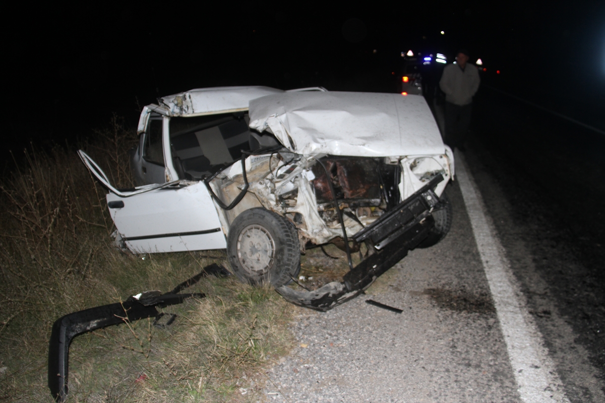Konya'da trafik kazasında 1 kişi öldü, 2 kişi yaralandı