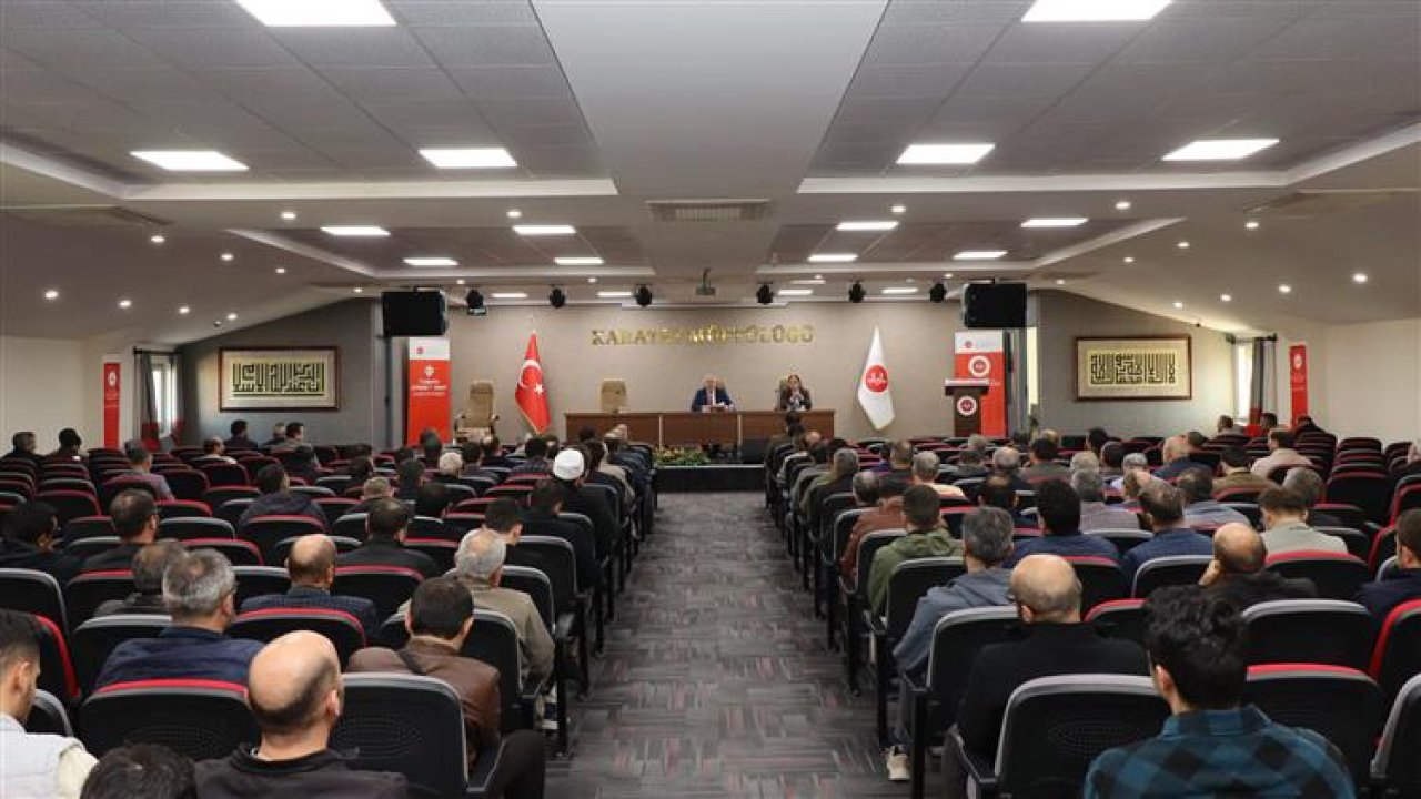 Karatay İlçe Müftülüğünde Kasım Ayı Mutat Toplantısı düzenlendi!