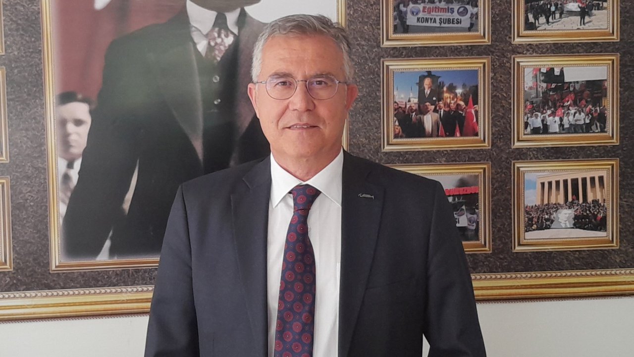 Eğitim-İş Konya Şube Başkanı Ertuğrul: "Başöğretmen Atatürk öğretmenlere tarihi bir misyon yüklemiştir"