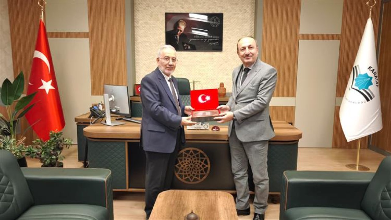 Müftü Taş’tan İlçe Milli Eğitim Müdürü Kayacılar’a ziyaret!