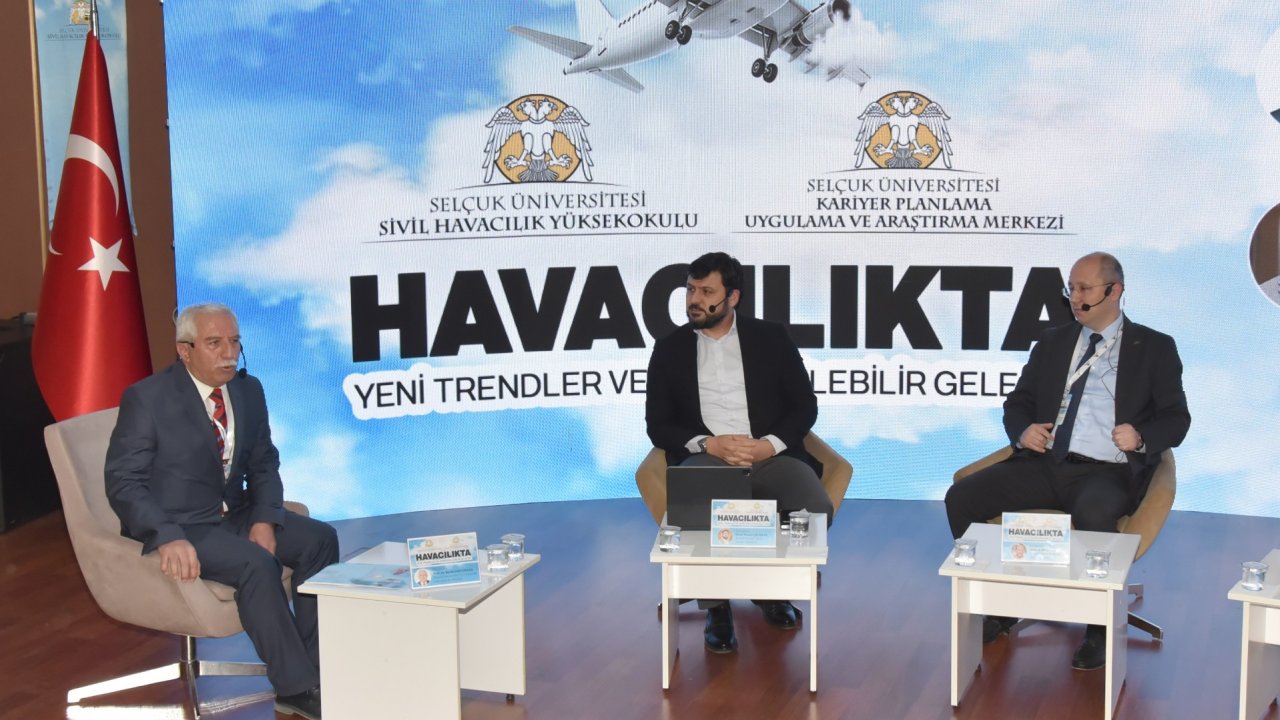 Sivil Havacılığın geleceği Selçuk Üniversitesi'nde konuşuldu