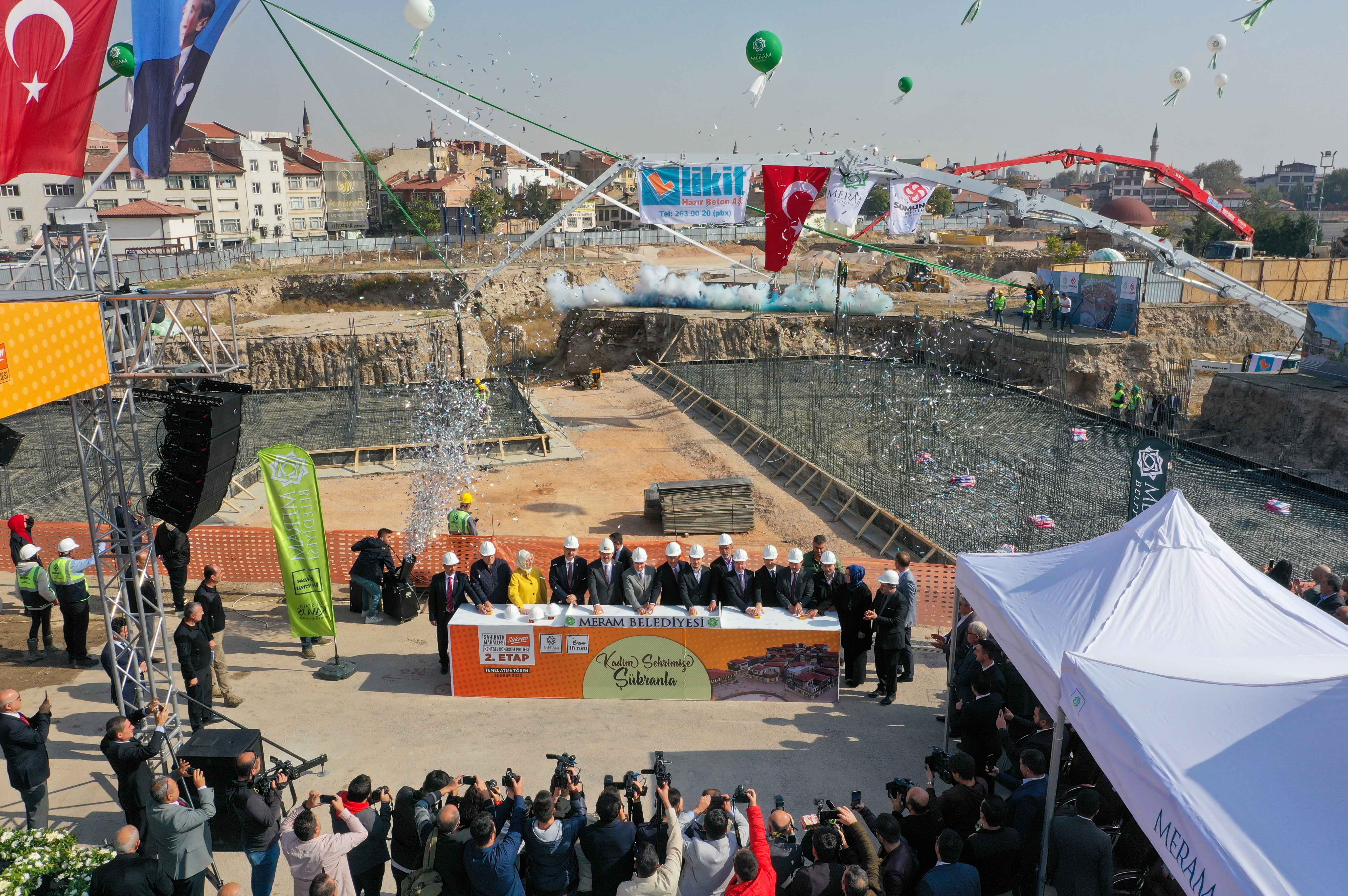 Şükran Kentsel Dönüşüm Projesi’nde 2. etap temeli törenle atıldı