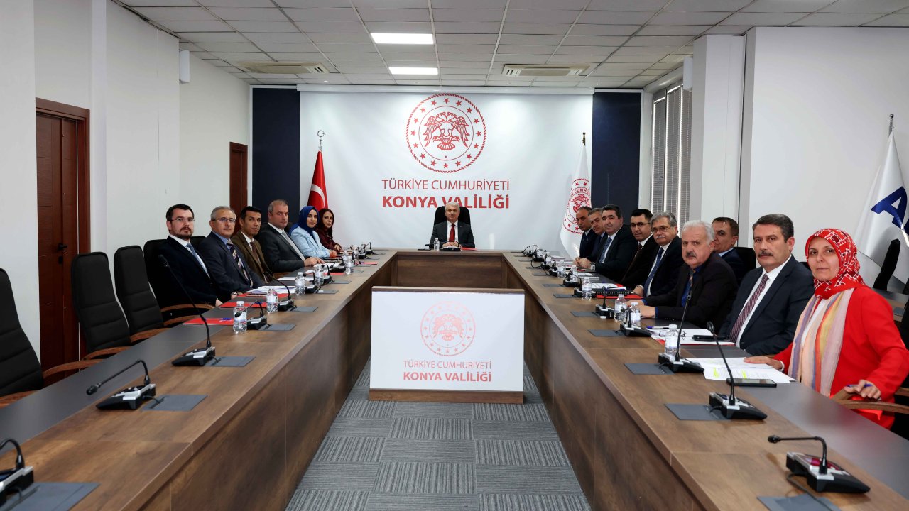 Konya'da kadının güçlenmesi il koordinasyon kurulu toplantısı yapıldı!