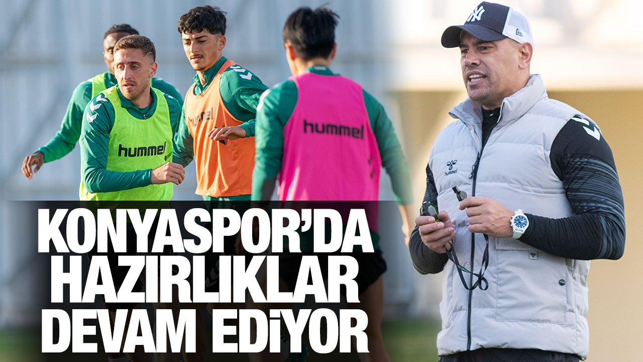 Konyaspor, Trabzonspor maçı hazırlıklarına devam etti