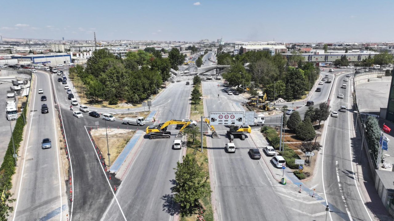 Konya’da kritik uyarı: Marangozlar Köprülü Kavşağı’nda şerit daraltması! Sürücüler dikkat!