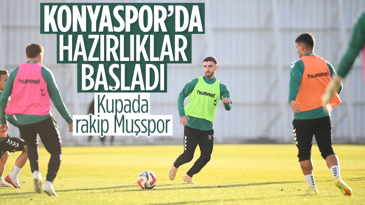 Konyaspor, Muşspor maçının hazırlıklarına başladı