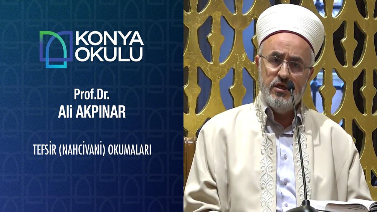 Konya’da Aralık ayı boyunca tefsir okumaları: Prof. Dr. Ali Akpınar’dan ücretsiz söyleşi serisi!
